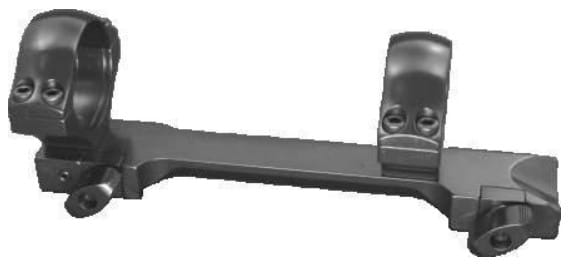 CZ 555 - Montaż uchylny na motylki z obejmami 30mm (Montaże CNC)