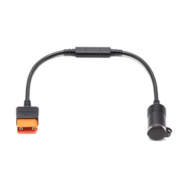 Kabel DJI Power SDC – gniazdo ładowarki samochodowej (12V) – widok z boku