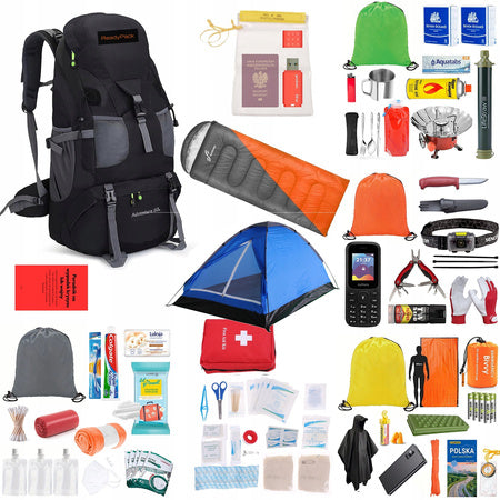 Евакуаційний рюкзак зі спорядженням ReadyPack X2 (чорний)