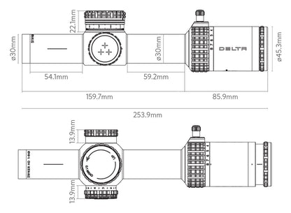 Luneta celownicza Delta Stryker HD 1-8x24 DAMR