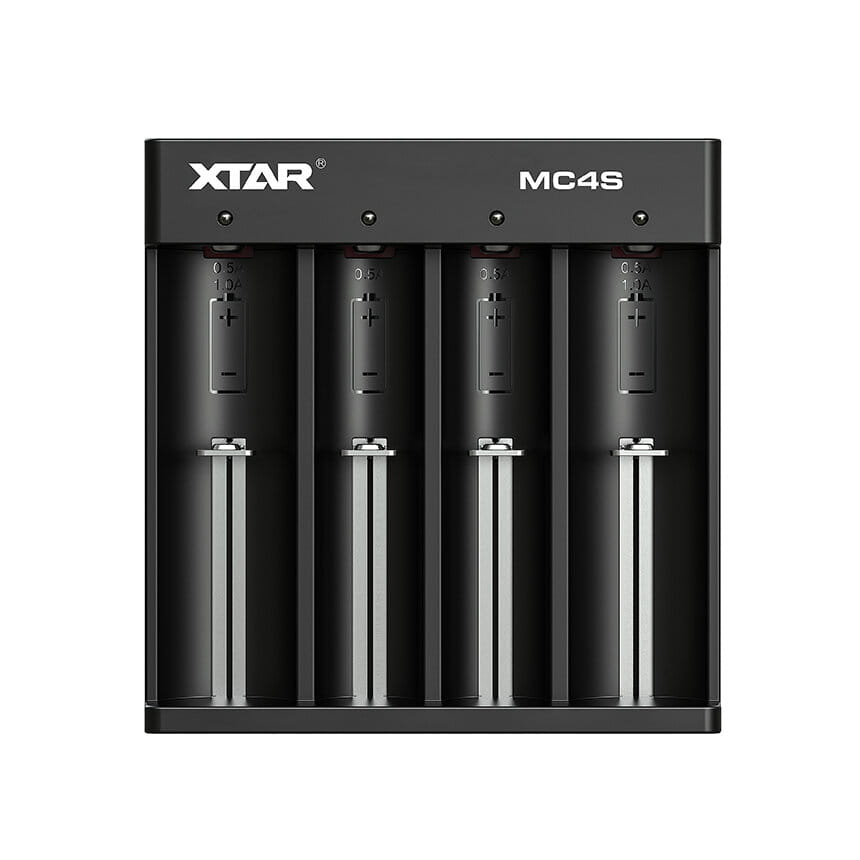 Ladegerät für zylindrische Akkus 18650 Li-ion / NiMH Xtar MC4S