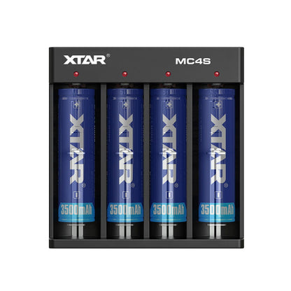 Ladegerät für zylindrische Akkus 18650 Li-ion / NiMH Xtar MC4S