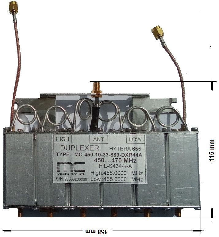 Hytera MC-160 MC-450 – Filtr dupleksowy dedykowany do HR655