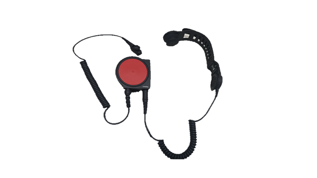 Hytera EBN09-P – Helmsprechgarnitur - Headset für die Helmmontage mit Mikrofon