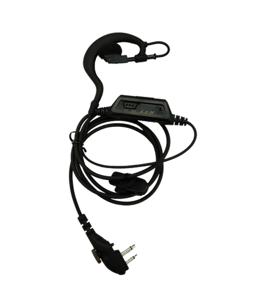 Hytera EHM18 – Słuchawka nauszna typu "C" ear-hook ze słuchawką douszną