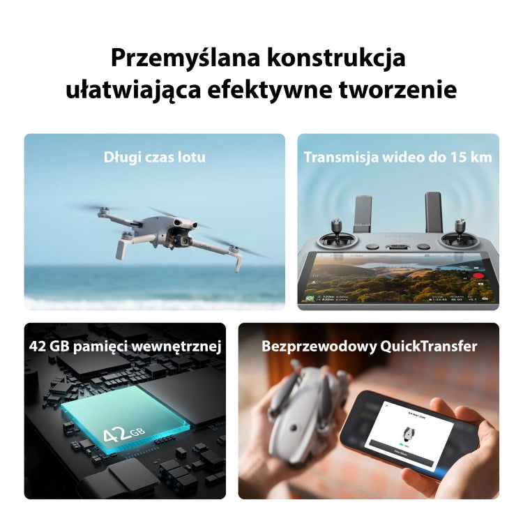 DJI Lito X1 Fly More Combo (DJI RC 2) – Dron 4K HDR 48 MP z kontrolerem RC 2