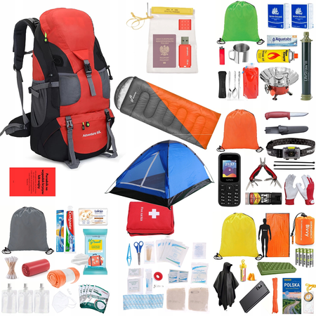 Plecak Ewakuacyjny z wyposażeniem ReadyPack X2 (czerwony)