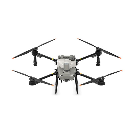 DJI Agras T25 – dron rolniczy, widok z przodu