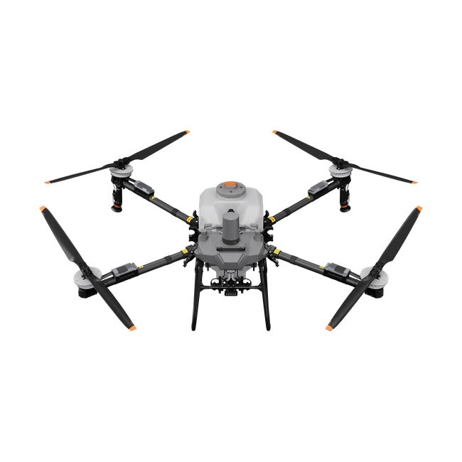 DJI Agras T70P – dron rolniczy, widok z przodu