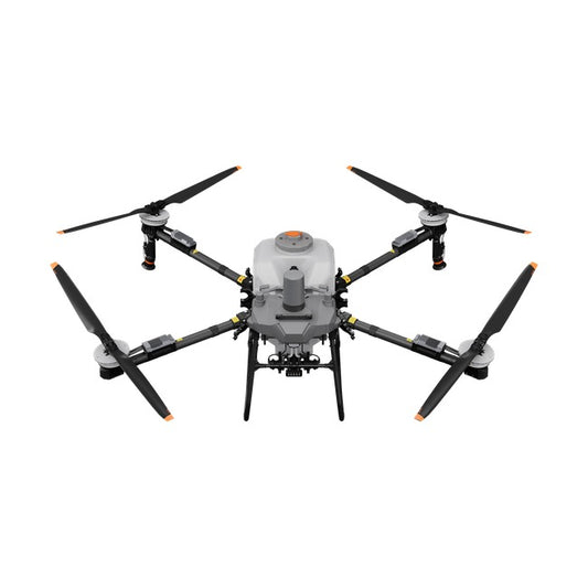 DJI Agras T70P – dron rolniczy, widok z przodu