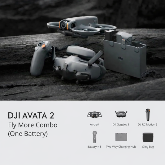 DJI Avata 2 Fly More Combo – zestaw FPV z 1 akumulatorem