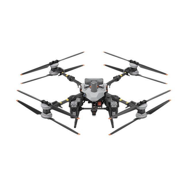 Dron transportowy DJI FlyCart 100 – widok z przodu (na zdjęciu w konfiguracji z wciągarką)