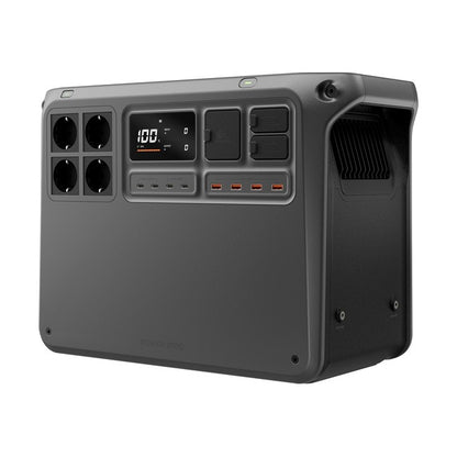 DJI Power 2000 – stacja zasilania, widok z boku