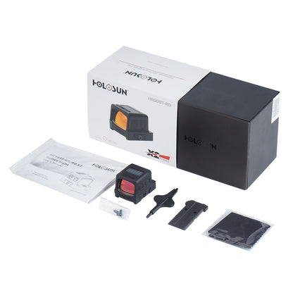Holosun HE509T-RD X2 Series Leuchtpunktvisier mit MOS-Montage – Solarpanel / Titan