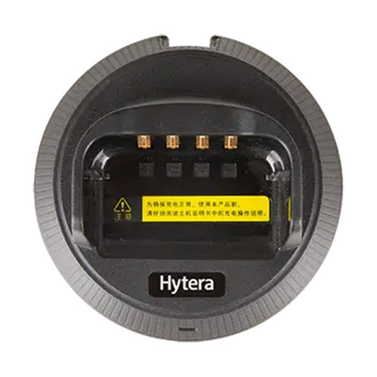 Hytera CH20L13 – podstawka ładująca do radiotelefonów PDC680 / PDC690, widok z góry na gniazdo ze stykami