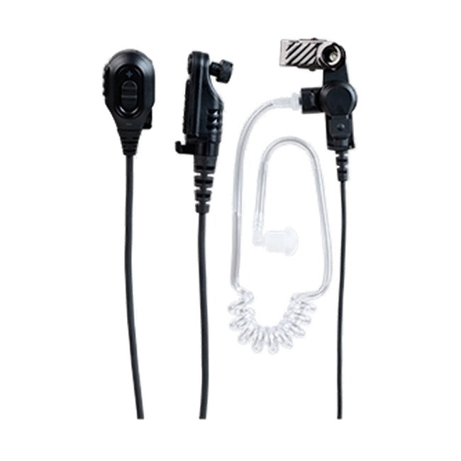 Hytera EAN24-P – Zestaw kamuflowany z fonowodem, PTT i mikrofonem (czarny) do HP5 / HP6 / HP7
