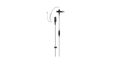 Hytera EAN30-P – Écouteur supra-auriculaire à tube acoustique avec PTT et microphone sur le câble