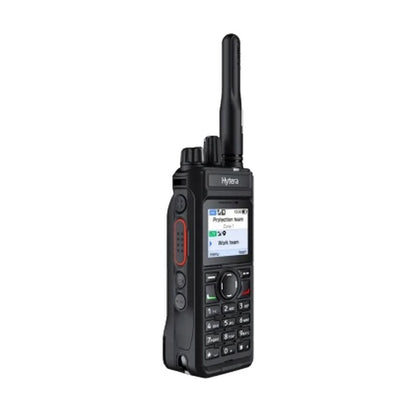 Hytera PDC580 – радіостанція DMR / LTE, правий бік з роз'ємом аксесуарів