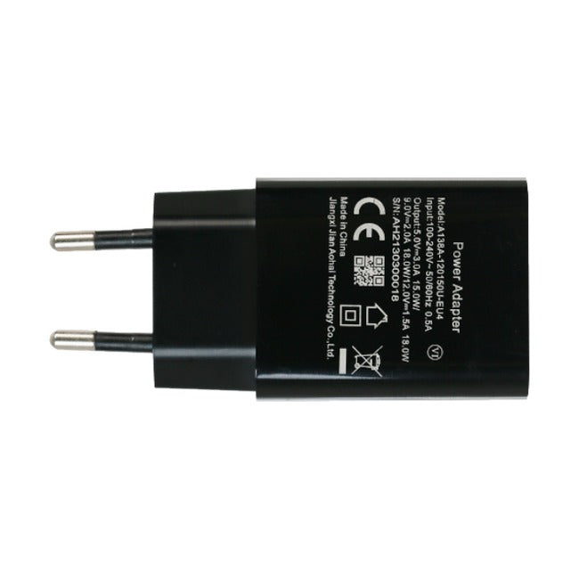 Hytera PS3008 – zasilacz sieciowy USB z szybkim ładowaniem 18 W, wtyczka EU, do terminali PoC PNC460 i PNC560