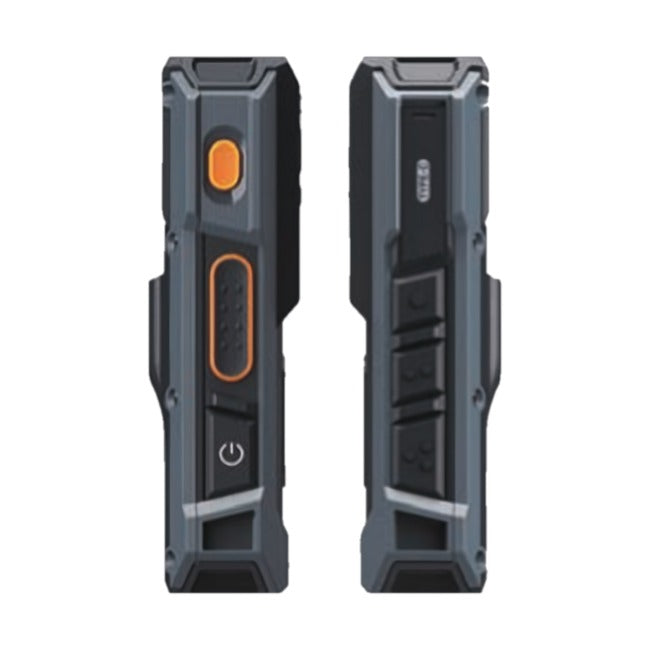 Hytera SC700 – boki kamery z przyciskiem PTT, alarmowym i portem USB-C
