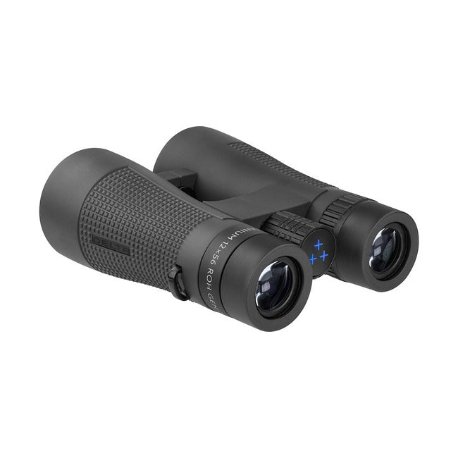Lornetka Delta Titanium 12x56 ROH Gen2, widok skośny od strony obiektywów