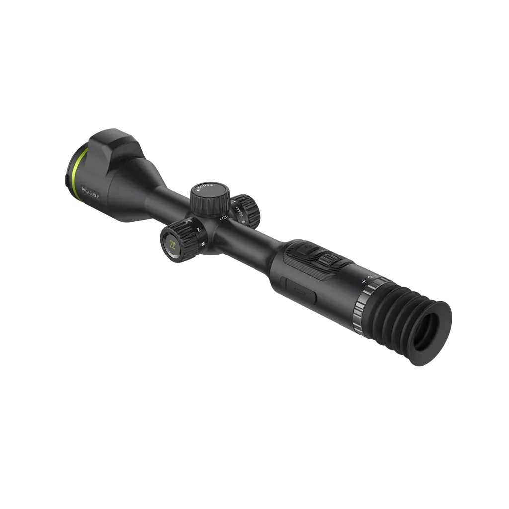 Luneta termowizyjna Pixfra Pegasus Pro P650 LRF – widok 3/4 od tyłu