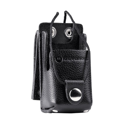 Motorola RLN6302 – Funda de piel con enganche giratorio para el cinturón