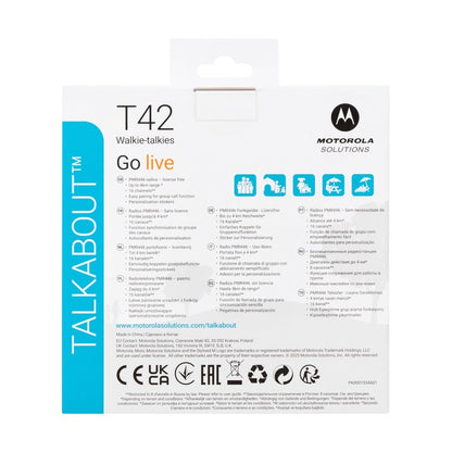 Motorola Talkabout T42 – radiotelefon PMR446, zdjęcie 4