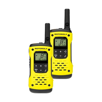 Motorola Talkabout T92 H2O – Radiotelefon PMR446 wodoodporny (IP67, unosi się na wodzie, zestaw 2 szt.)