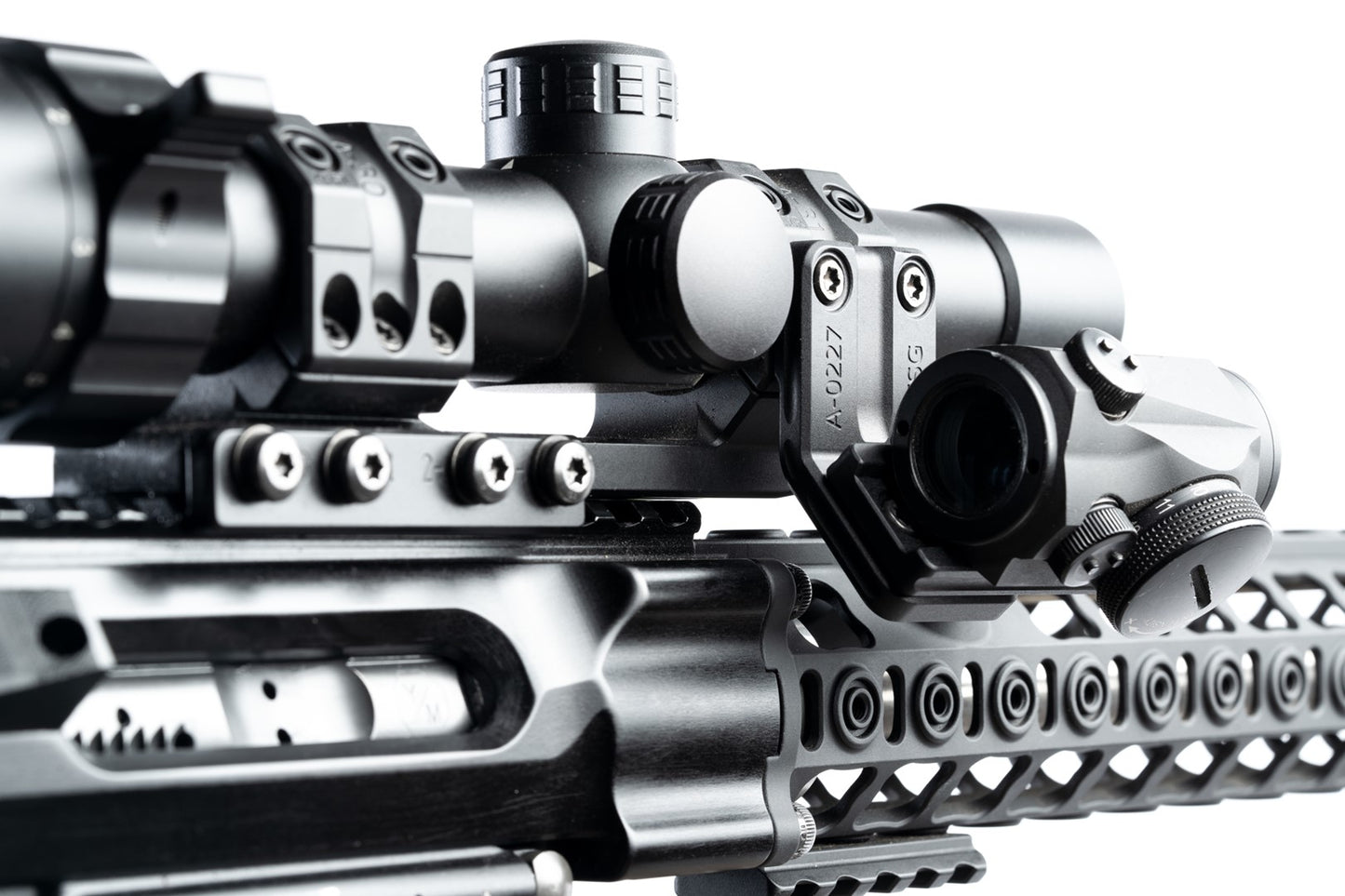SPUHR angled adapter for red dot sight mounting