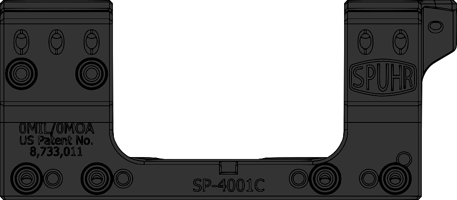 SPUHR SP-4001C Mount (34mm rings)