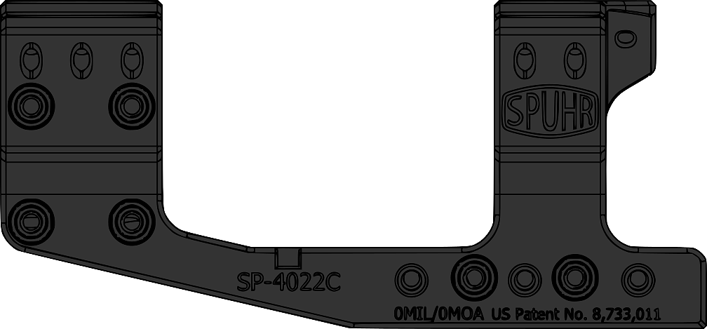Montage SPUHR SP-4022C (34mm Ringe) Cantilever