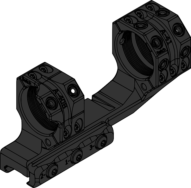 Montage SPUHR SP-4022C (34mm Ringe) Cantilever