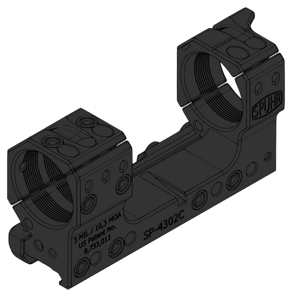 Montaż SPUHR SP-4302C (obejmy 34mm)