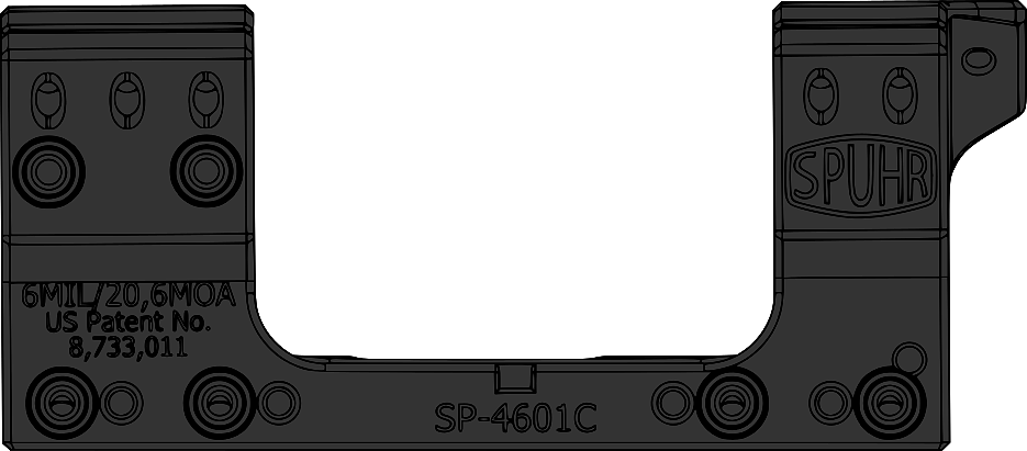 Montaż SPUHR SP-4601C (obejmy 34mm)