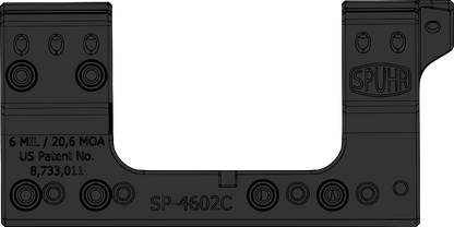 Montaż SPUHR SP-4602C (obejmy 34mm)