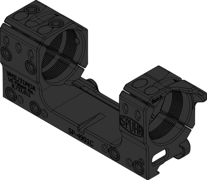 Montaż SPUHR SP-4901C (obejmy 34mm)