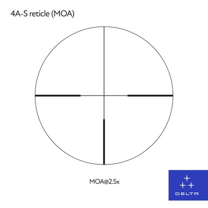Luneta celownicza Delta Titanium HD 2,5-10x50 4A S